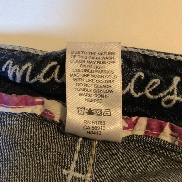 Maurices Dark Wash Straight Leg Plus Size 22 Jeans - Picture 7 of 8